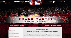 Desktop Screenshot of frankmartinbasketballcamps.com
