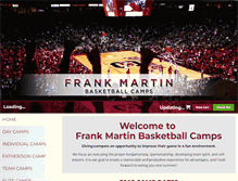 Tablet Screenshot of frankmartinbasketballcamps.com